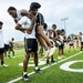 Alabama State University Football and Marines