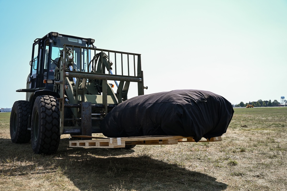 123rd and 156th Contingency Response Group prepares their camp for redeployment during Exercise Northern Strike 24-2