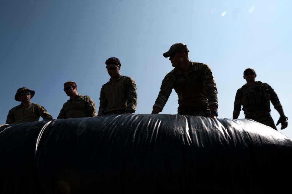 123rd and 156th Contingency Response Group prepares their camp for redeployment during Exercise Northern Strike 24-2