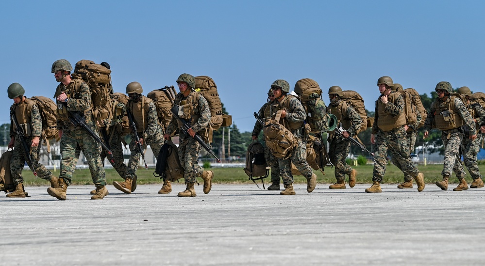 U.S. Airmen and Marines wrap up Exercise Northern Strike 24-2