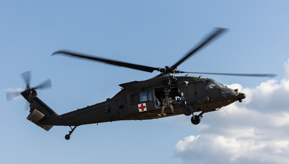 Army National Guard Medical Evacuation Training