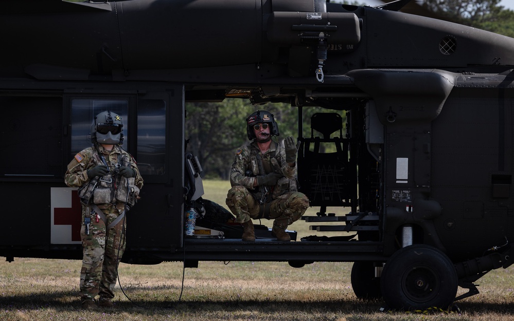 Army National Guard Medical Evacuation Training