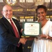 Outgoing Fort Hamilton Commander's Spouse Honored for Her Service