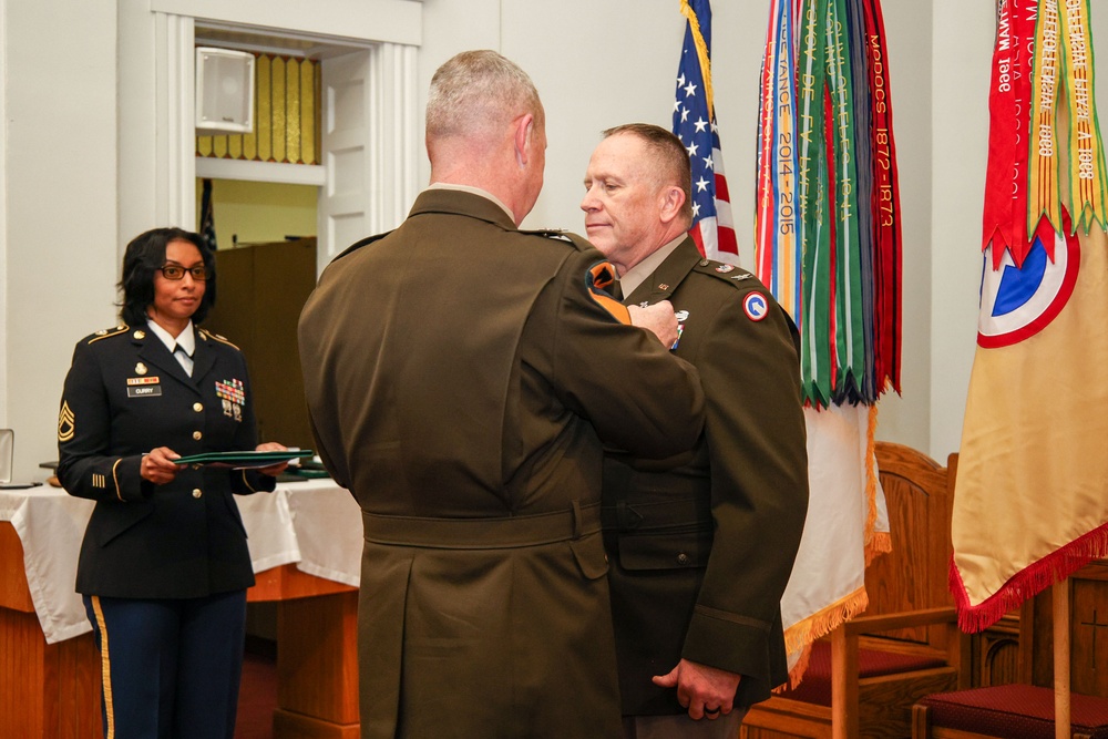 1st TSC commanding general hosts retirement ceremony