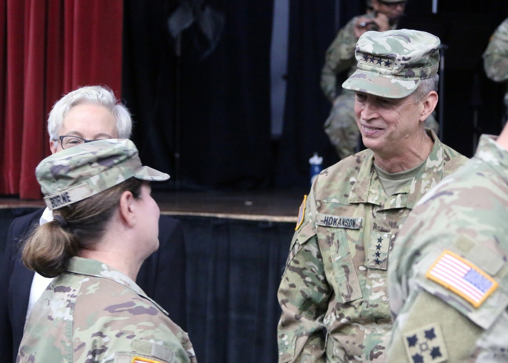 Oregon National Guard Soldiers Participate in Mobilization Ceremony Ahead of Deployment to the Balkans