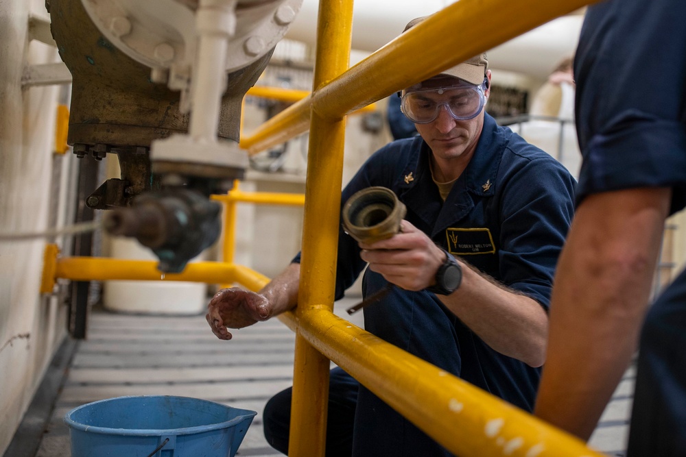 USS Tripoli Sailors inspect Magazines