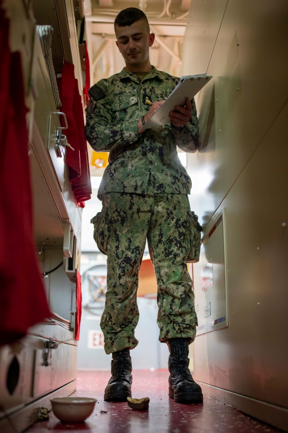 USS Tripoli Sailors Prepare for Ready-6