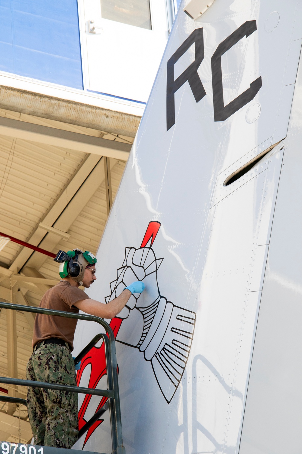 P-8A Poseidon ID Markings Touch Up