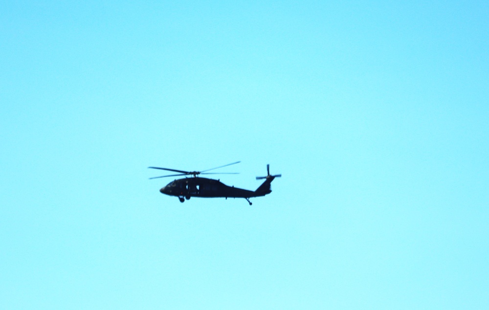 August 2024 UH-60 Black Hawk training operations at Fort McCoy for CSTX 86-24-02