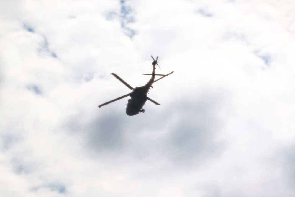 August 2024 UH-60 Black Hawk training operations at Fort McCoy for CSTX 86-24-02