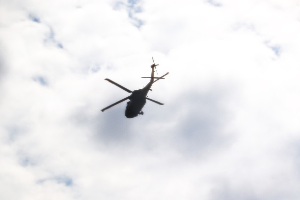 August 2024 UH-60 Black Hawk training operations at Fort McCoy for CSTX 86-24-02