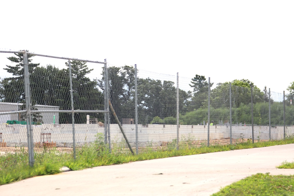 Fort McCoy East Barracks Project construction operations for August 2024