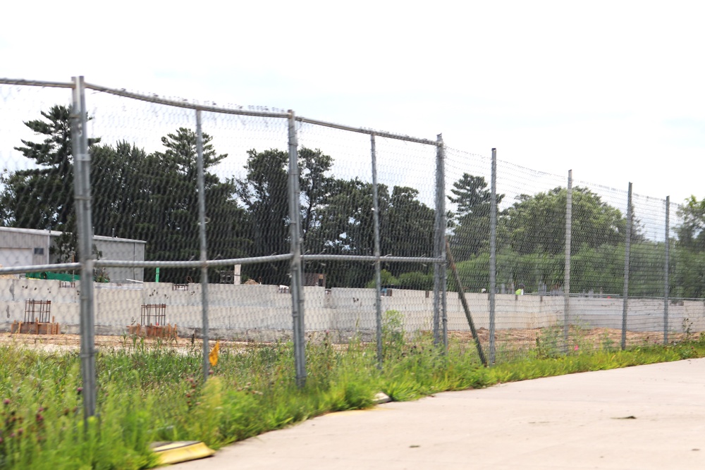 Fort McCoy East Barracks Project construction operations for August 2024