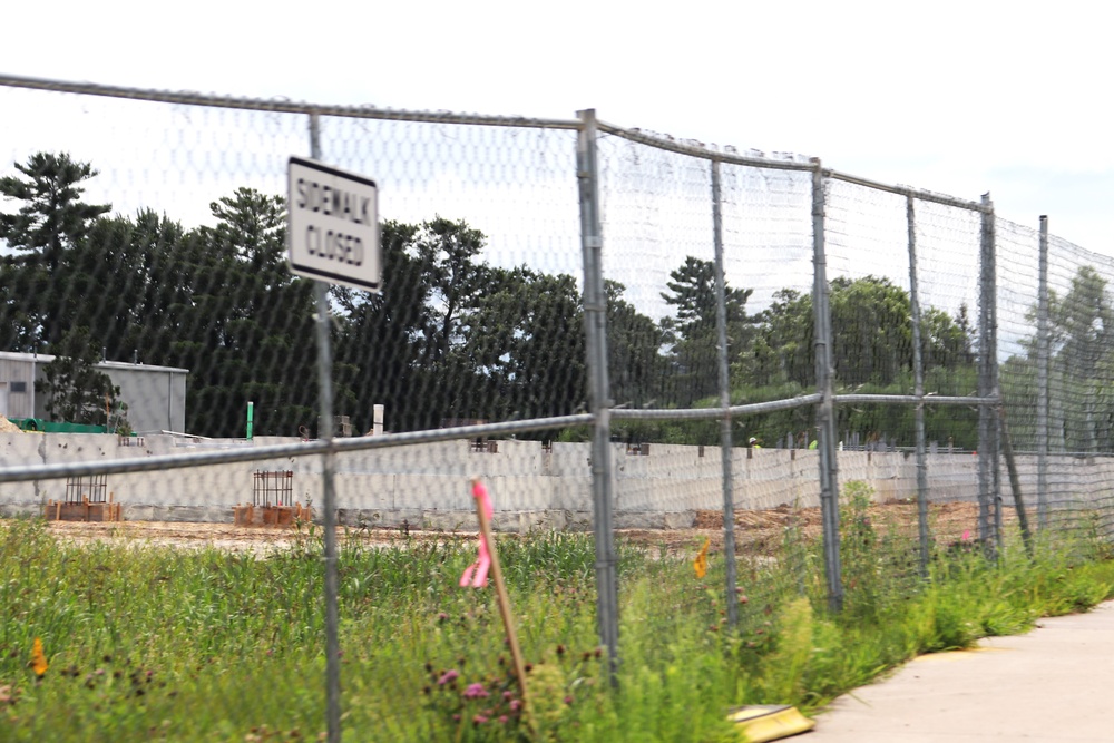 Fort McCoy East Barracks Project construction operations for August 2024