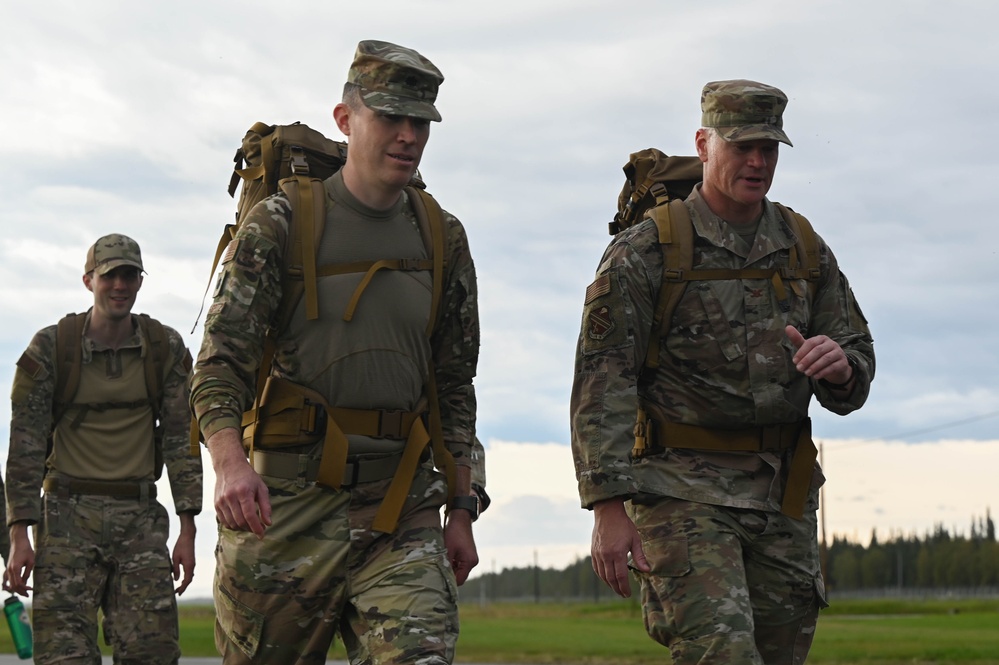 354th EOD flight hold memorial march to the Arctic