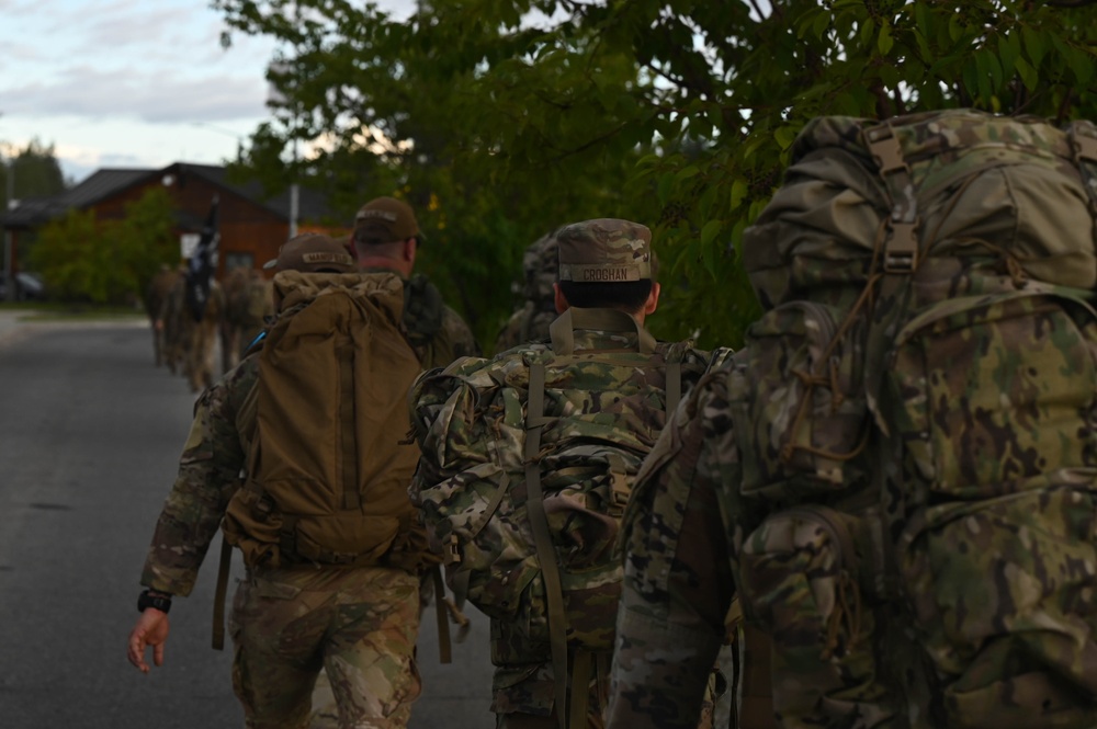 354th EOD flight hold memorial march to the Arctic