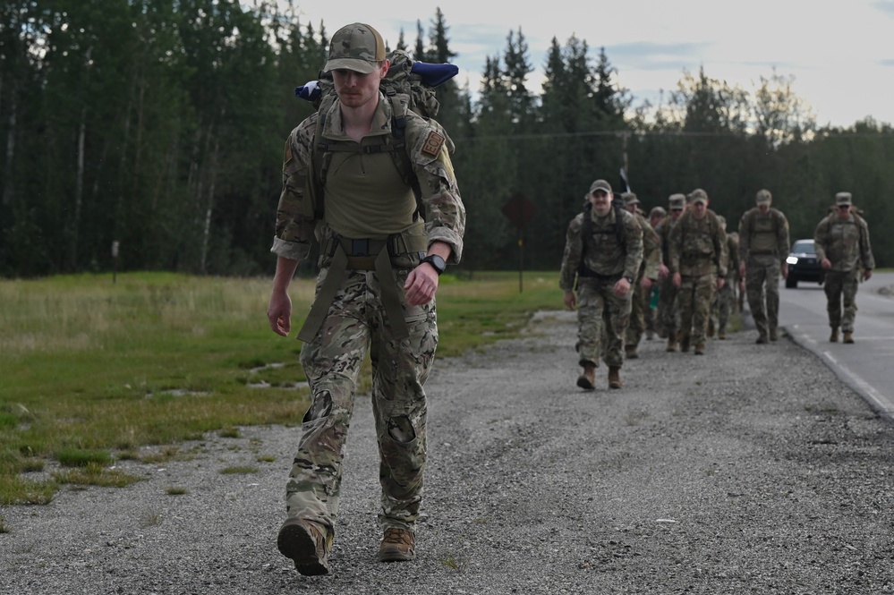 354th EOD flight hold memorial march to the Arctic
