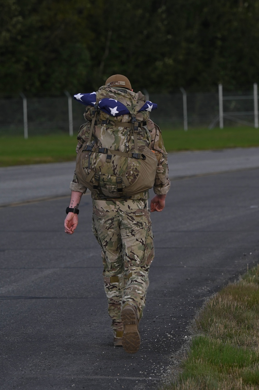 354th EOD flight hold memorial march to the Arctic