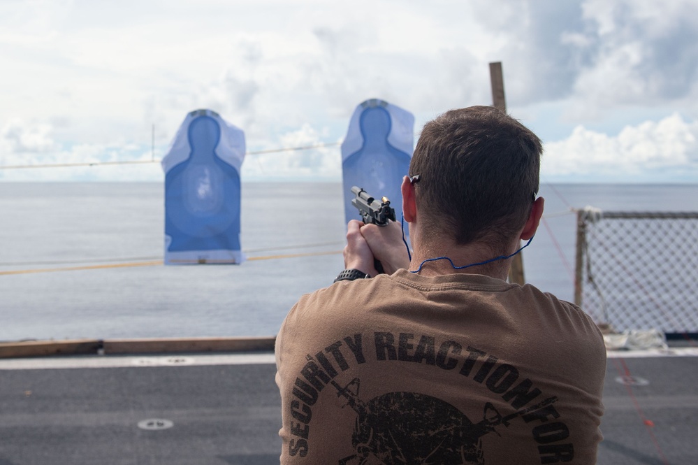 Blue Ridge Conducts a Live-Fire Exercise