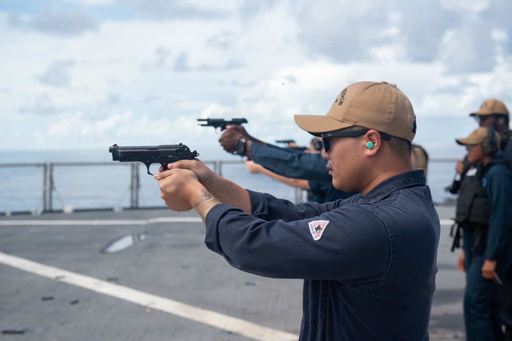 Blue Ridge Conducts a Live-Fire Exercise