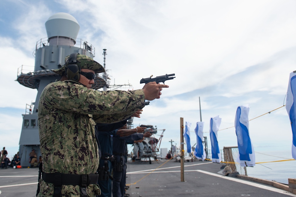 Blue Ridge Conducts a Live-Fire Exercise