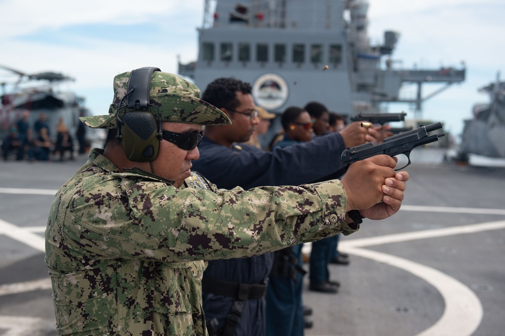 Blue Ridge Conducts a Live-Fire Exercise
