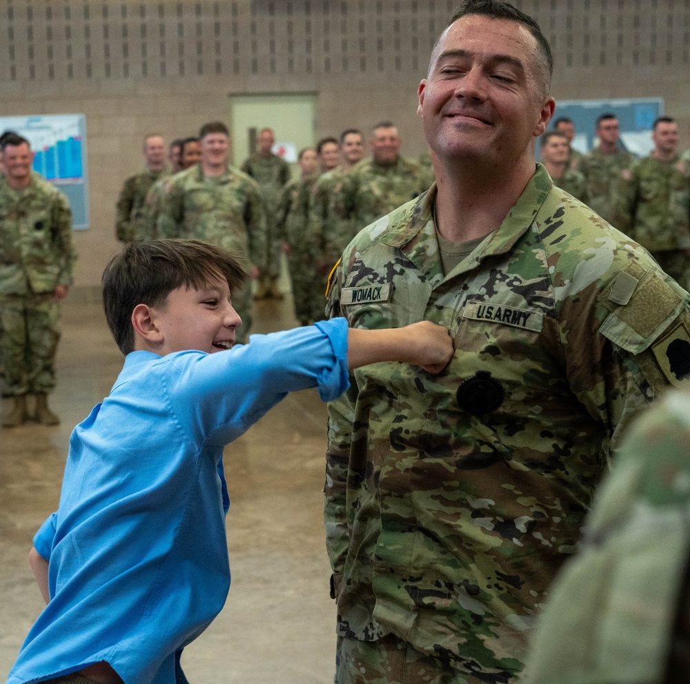 HIGHLAND, ILLINOIS, SOLDIER PROMOTED TO FIRST SERGEANT