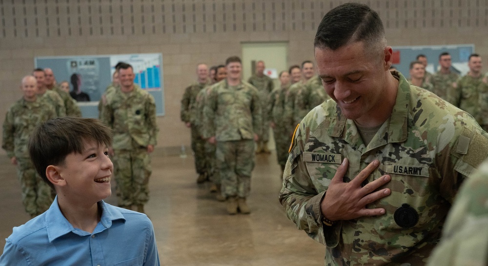 HIGHLAND, ILLINOIS, SOLDIER PROMOTED TO FIRST SERGEANT