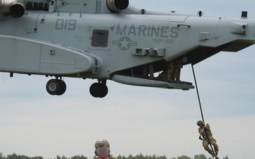 OHARNG SF and MP Soldiers conduct FRIES Training