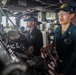 USS Spruance Sailor stands watch