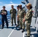 USS Blue Ridge Participates in a Sailor Transfer with the Japanese Maritime Self-Defense Force During Passing Exercise