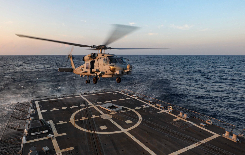 DVIDS - Images - USS Dewey (DDG 105) Conducts Flight Operations During ...