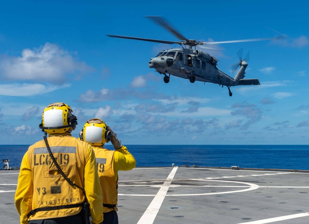 Flight Quarters Aboard USS Blue Ridge