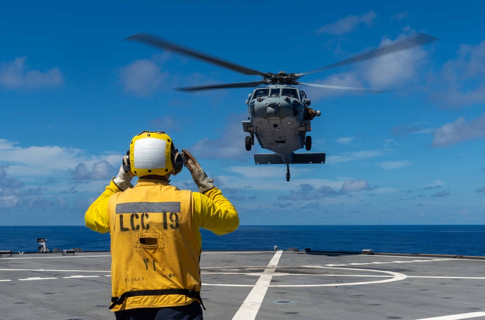 Flight Quarters Aboard USS Blue Ridge