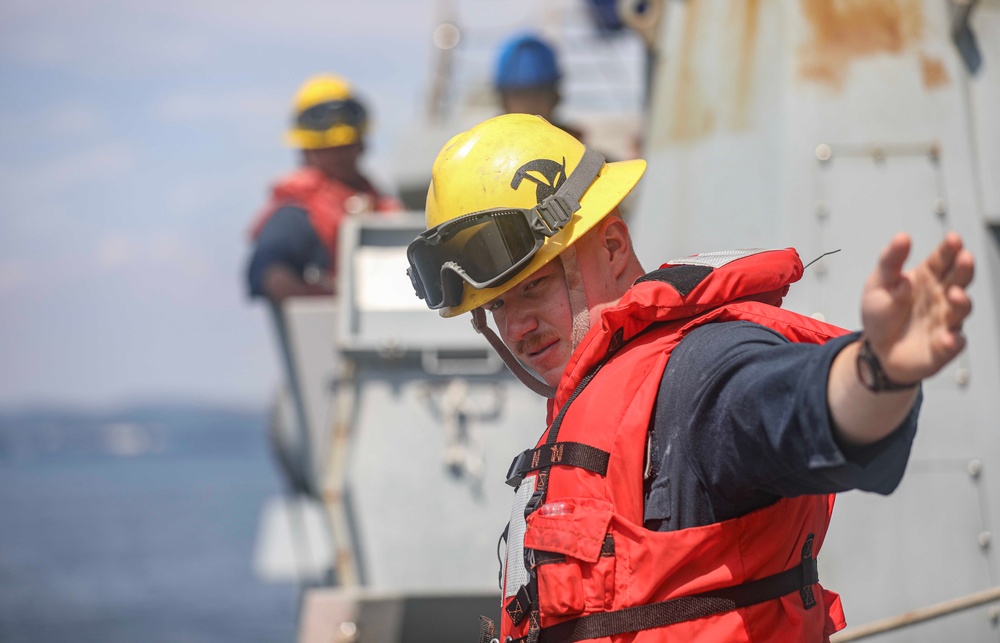 DVIDS - Images - USS Dewey (DDG 105) Conducts Rigid-Hull Inflatable ...