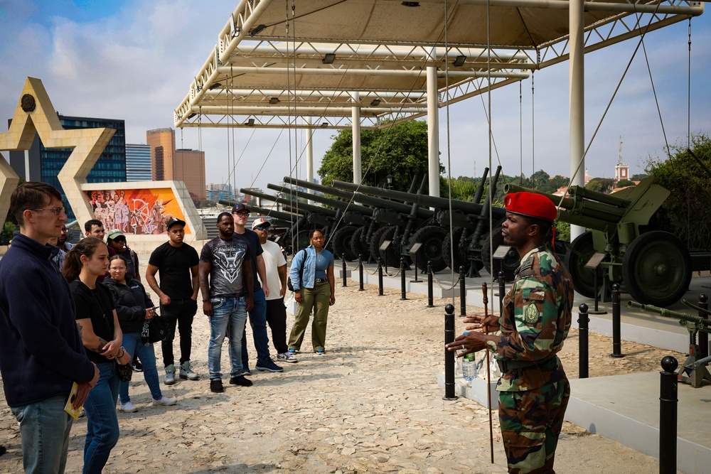 USS Hershel &quot;Woody&quot; Williams Visits Luanda Angola