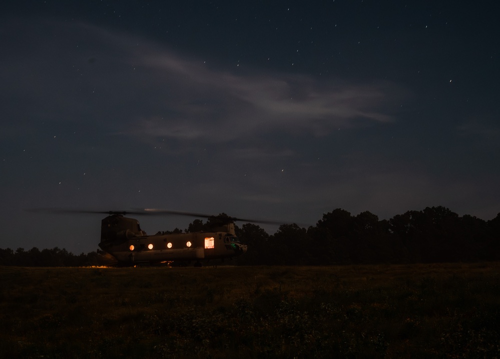 Large Scale, Long Range Air Assault to JRTC Night 3