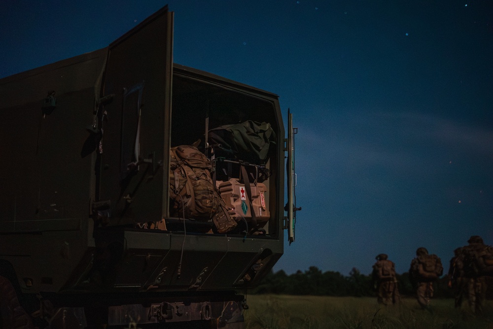 Large Scale, Long Range Air Assault to JRTC Night 3