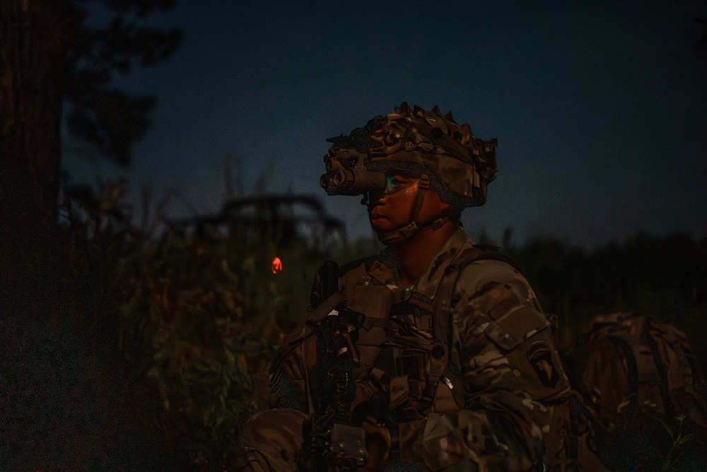 Large Scale, Long Range Air Assault to JRTC Night 3