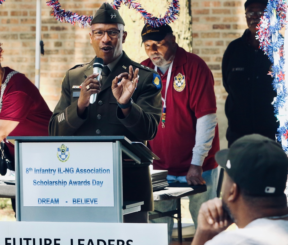 Two-Star General Returns to South Side Chicago to Inspire Youth at 8th Infantry Association Scholarship Ceremony