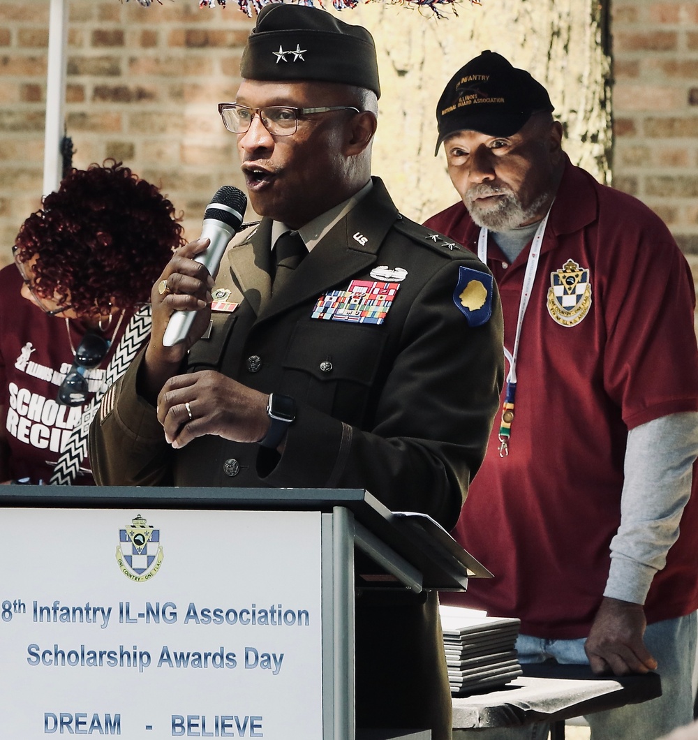 Two-Star General Returns to South Side Chicago to Inspire Youth at 8th Infantry Association Scholarship Ceremony