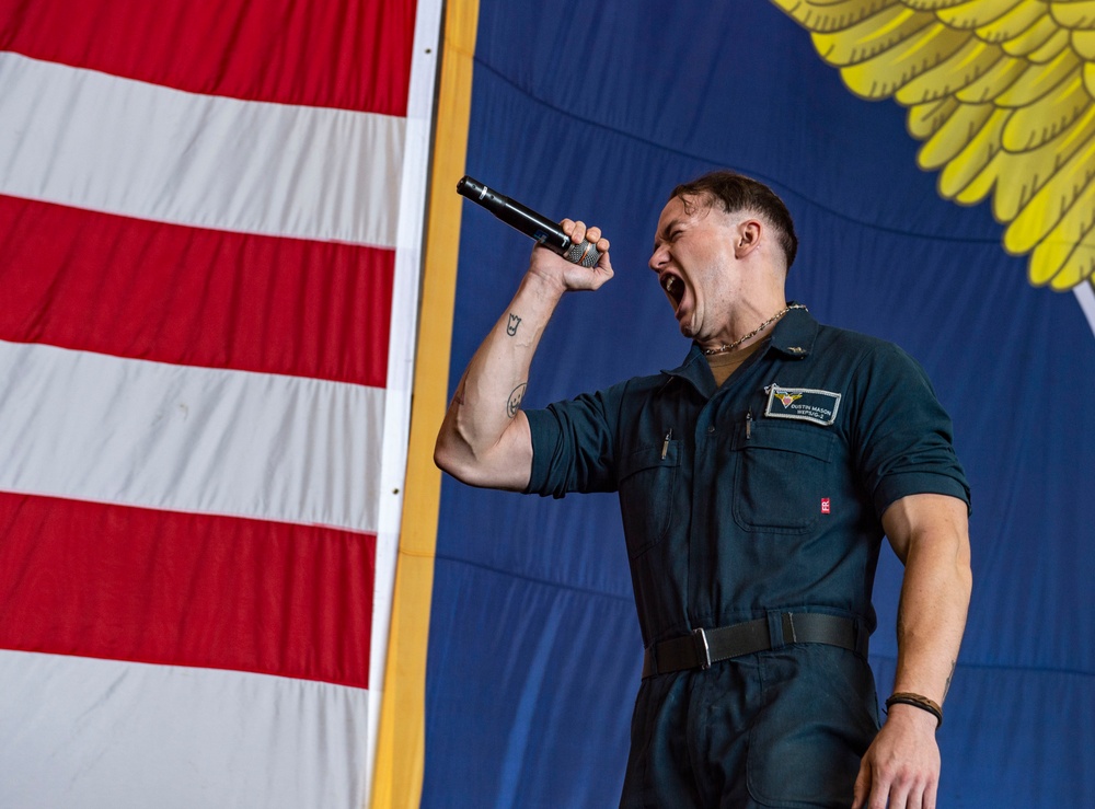 USS Carl Vinson (CVN 70) Sailors Welcome Guests with an Air Show during Friends and Family Day