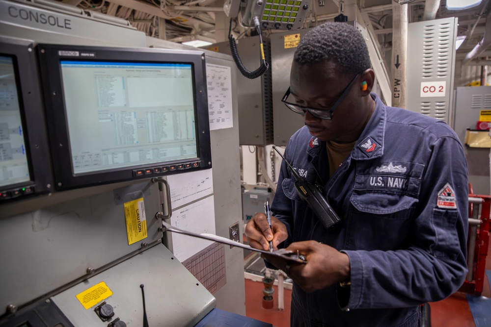 USS Spruance conducts routine operations