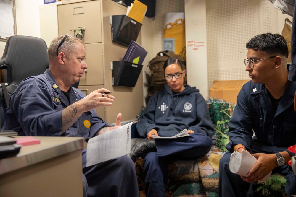 USS Spruance conducts routine operations