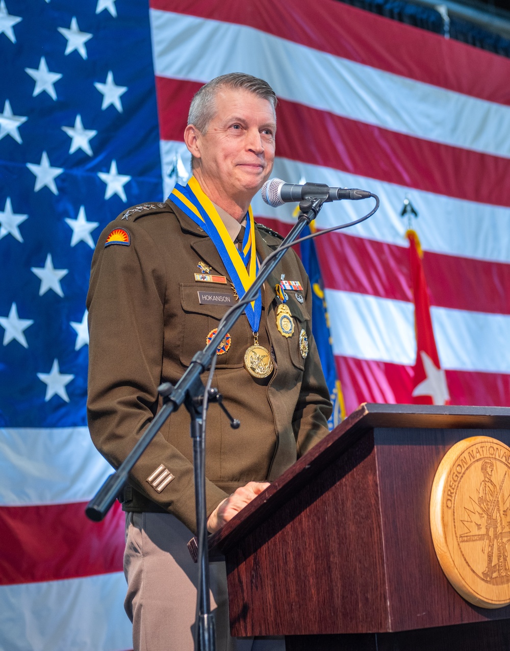 Former National Guard Chief Honored in Southern Oregon Ceremony