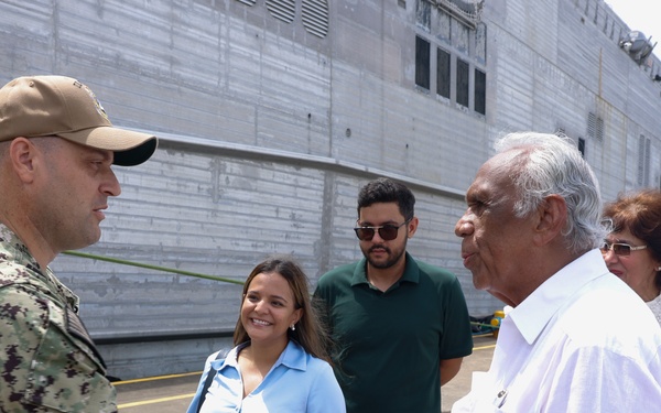 USNS Burlington (T-EPF 10) arrives in Colón, Panama as part of Continuing Promise 2024