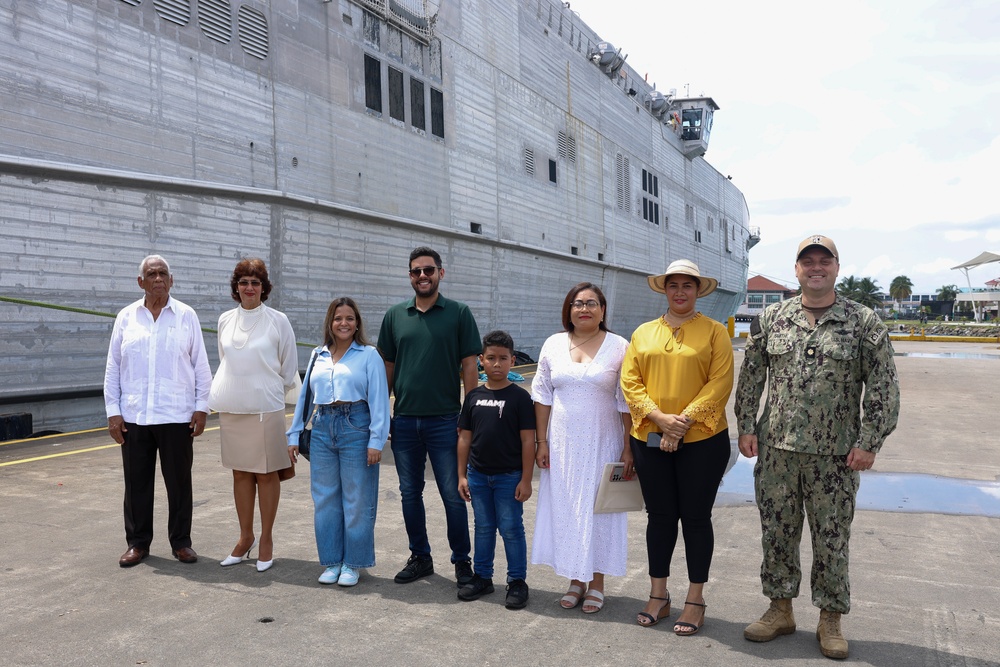 USNS Burlington (T-EPF 10) arrives in Colón, Panama as part of Continuing Promise 2024