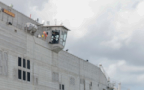 USNS Burlington (T-EPF 10) arrives in Colón, Panama as part of Continuing Promise 2024