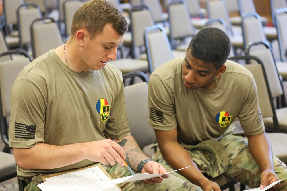 Intelligence Center of Excellence competes in TRADOC Best Squad Competition 2024