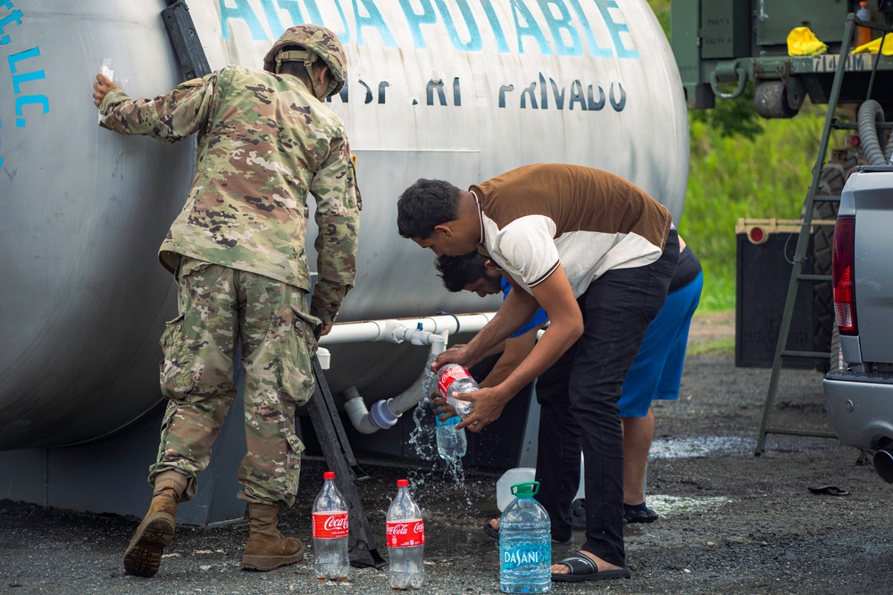 TF sustainment- Water resupply mission